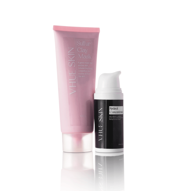 Retinol Concentrate & Sulphur (Sulfur) Clay mask Vhueskin